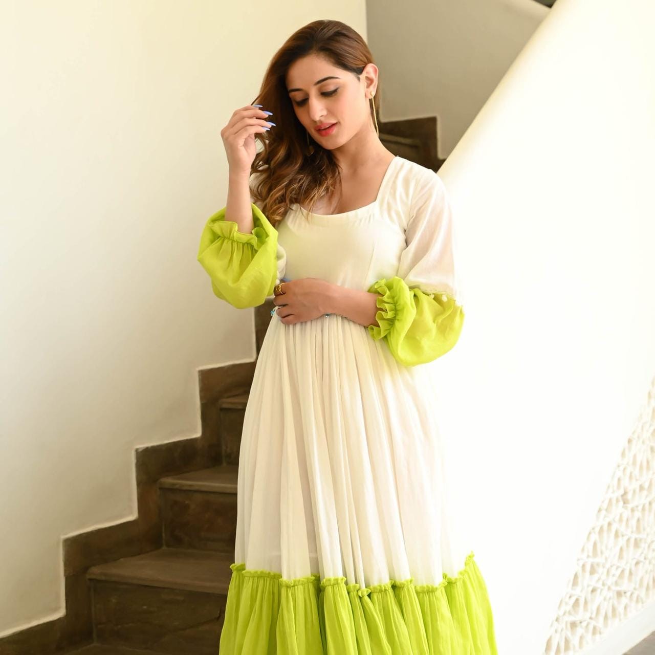 Rayon Cotton Gown