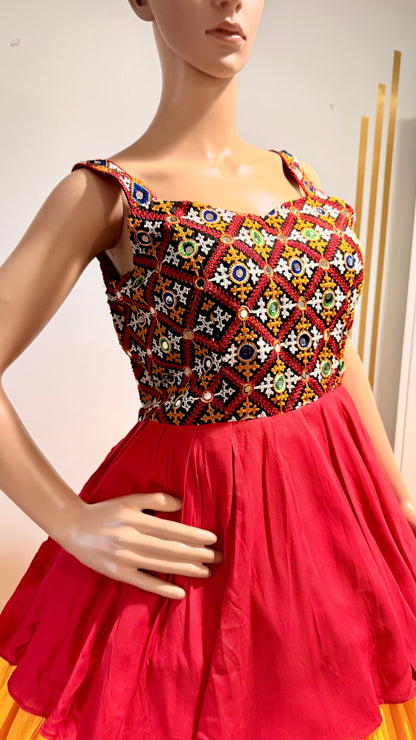 Navratri Vibes → KarwaChauth Elegance