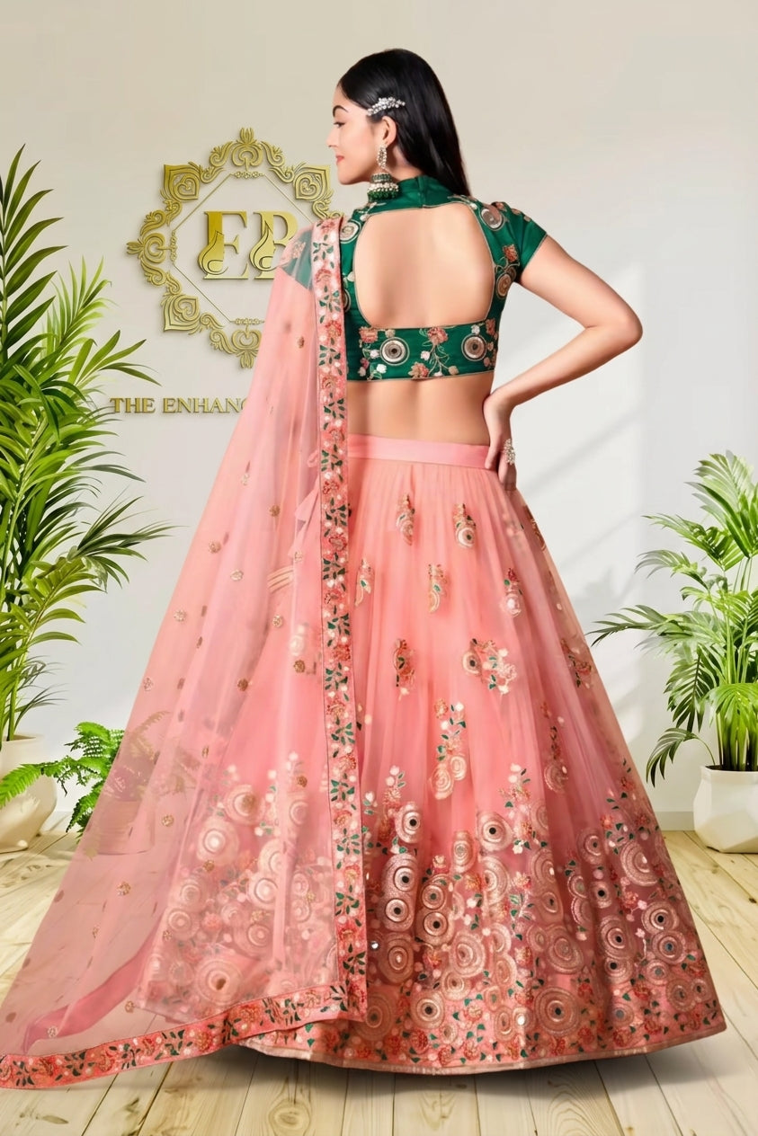 Floral Embroidered Lehenga Choli Set