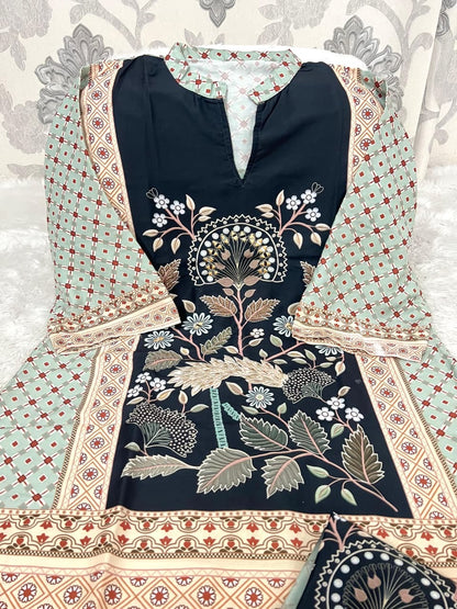 Pure Burbary Silk Mirror Work Cord