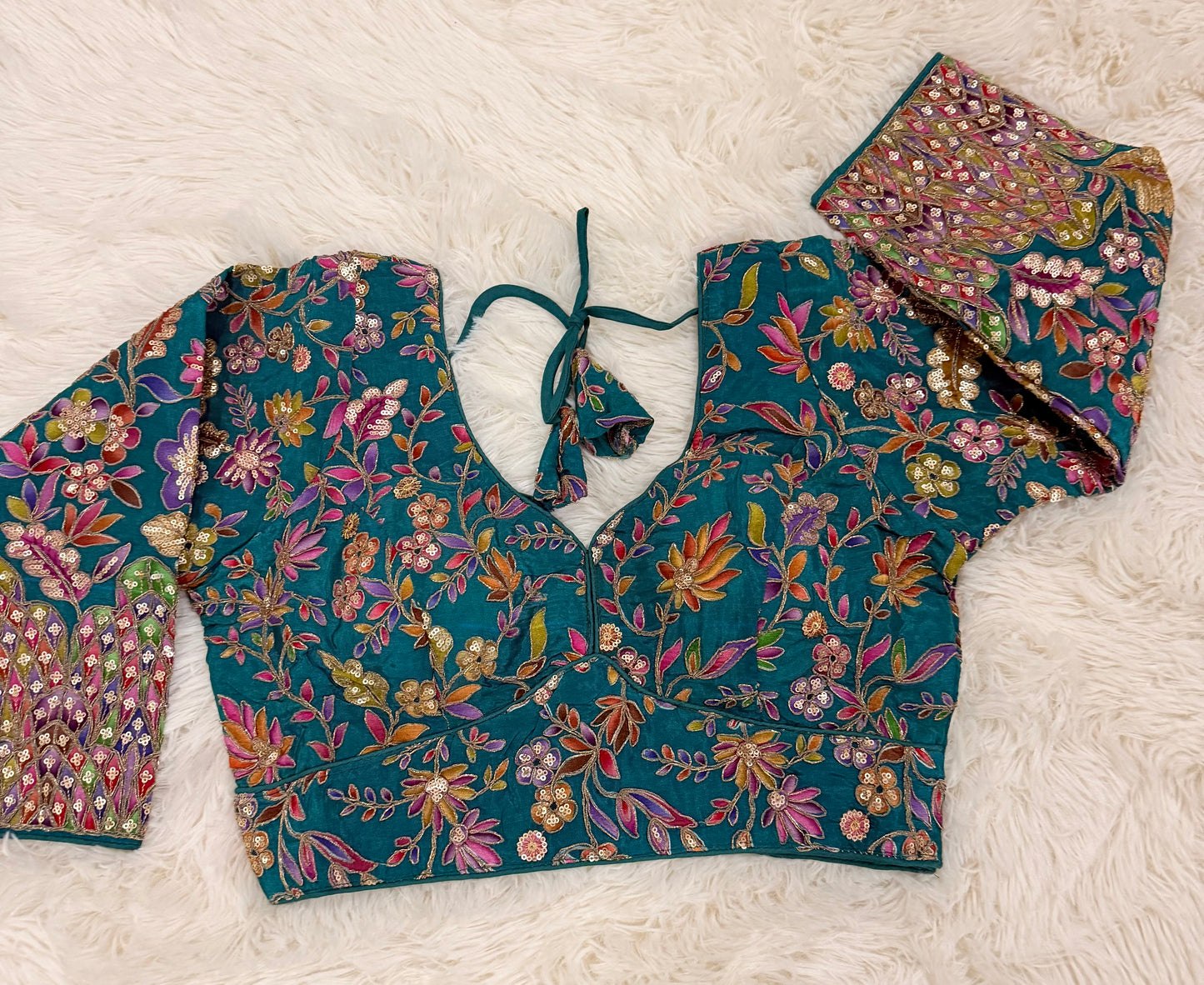 Long Sleeve Viscose Printed Blouse | Modest & Elegant Women’s Fashion