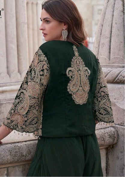 Jacket, Bustier & Palazzo | The Enhanced Beauty 2-3 Shipping days in USA