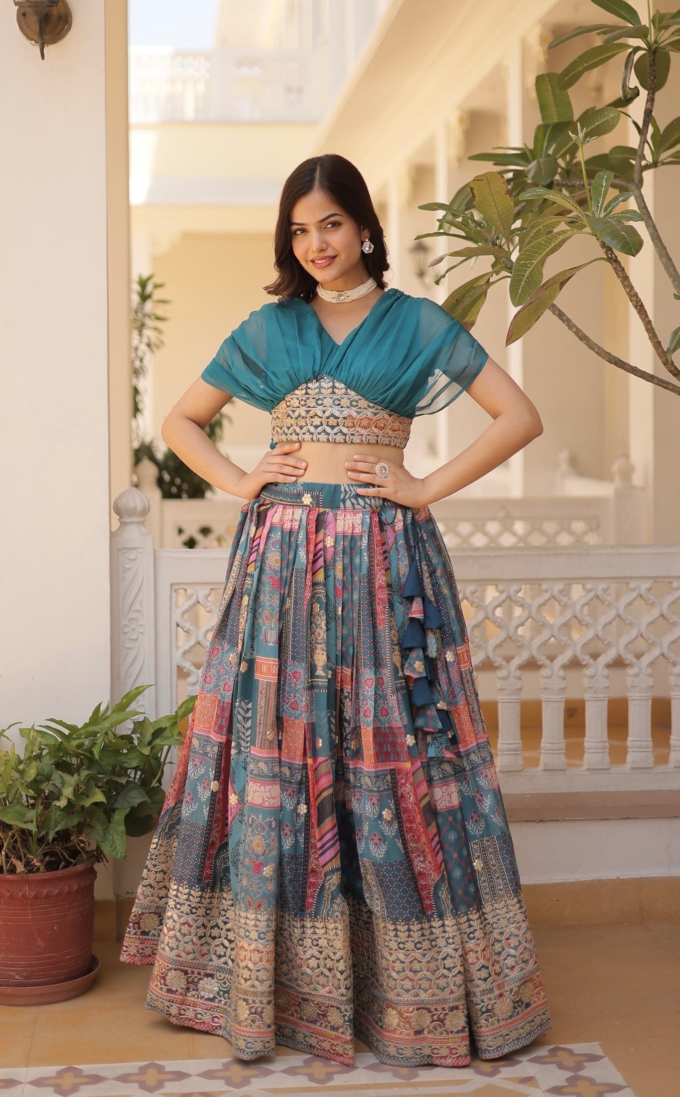 Teen Designer Lehenga Choli Set