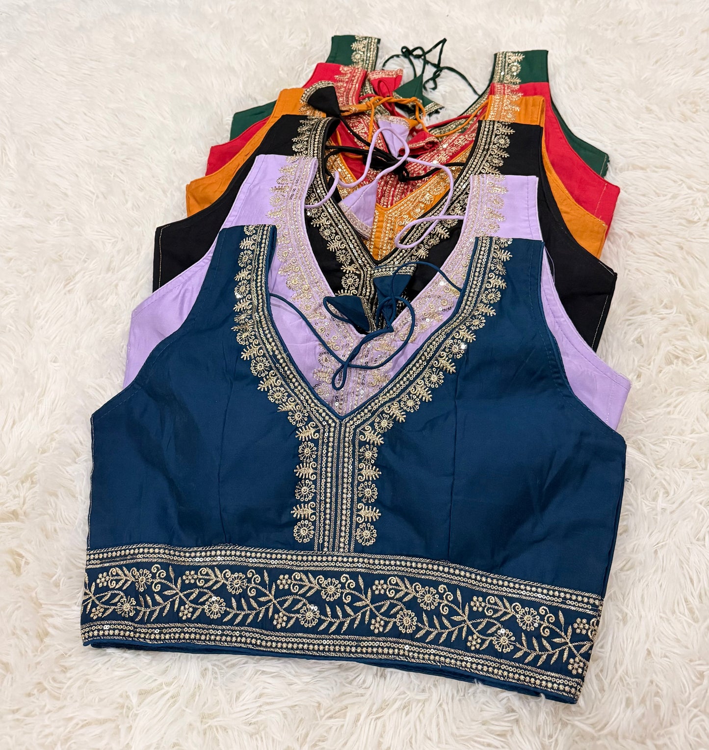 Roman Silk Embroidered Blouse