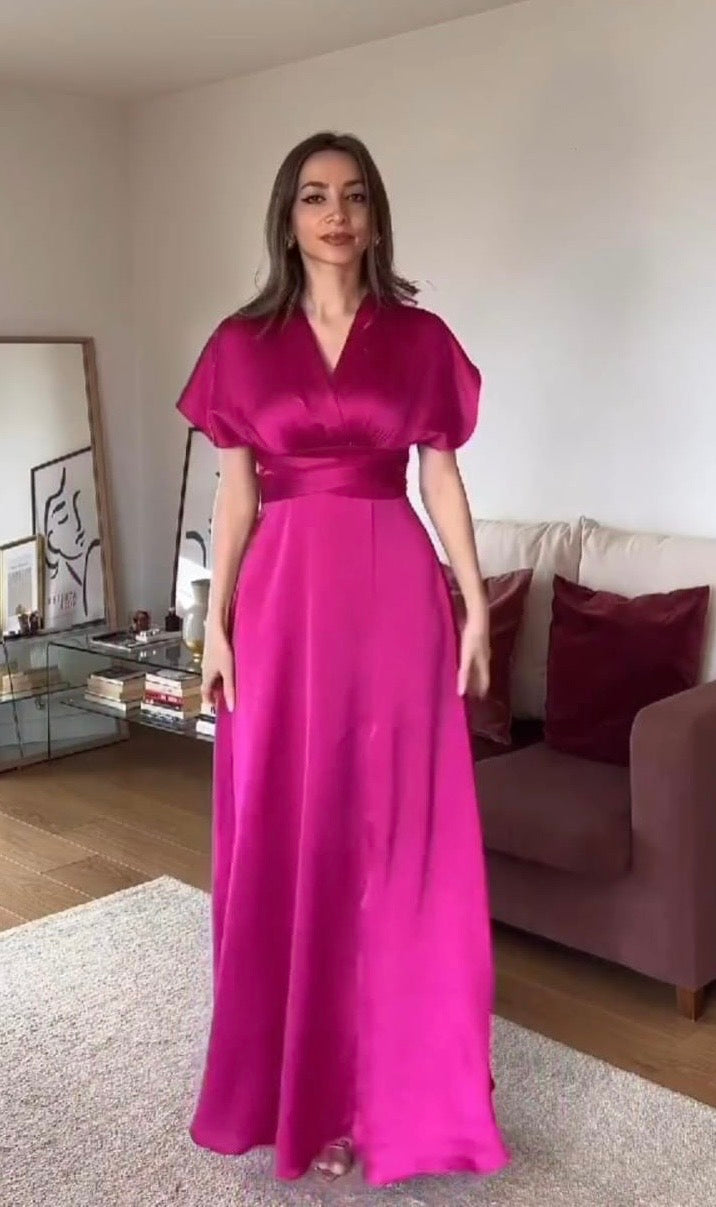 Ruby Party wear Gown
