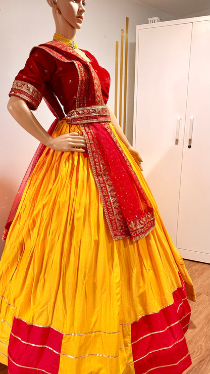 Navratri Vibes → KarwaChauth Elegance