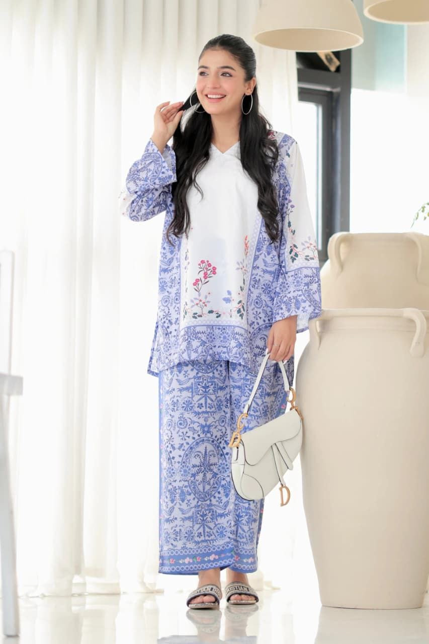 Pure Viscose Rayon Printed Co-Ord Set