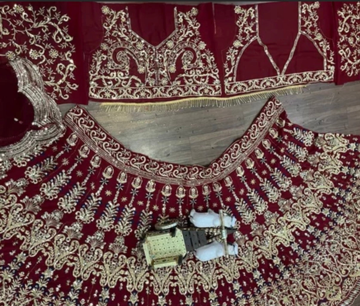 Bridal Lehenga Fabric-Fox Georgette | The Royal "Rukhsar" Bridal Lehenga Set