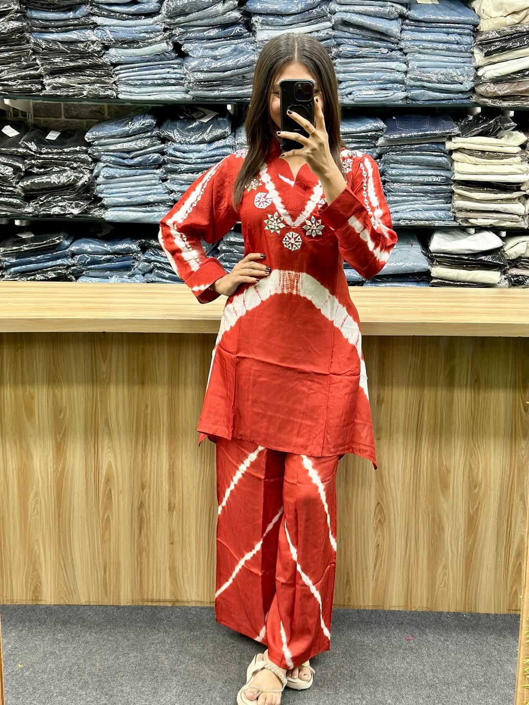 Bandhani Co-ord Set