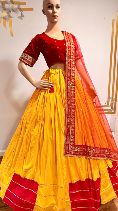 Navratri Vibes → KarwaChauth Elegance