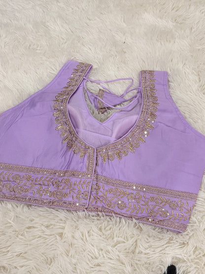 Roman Silk Embroidered Blouse