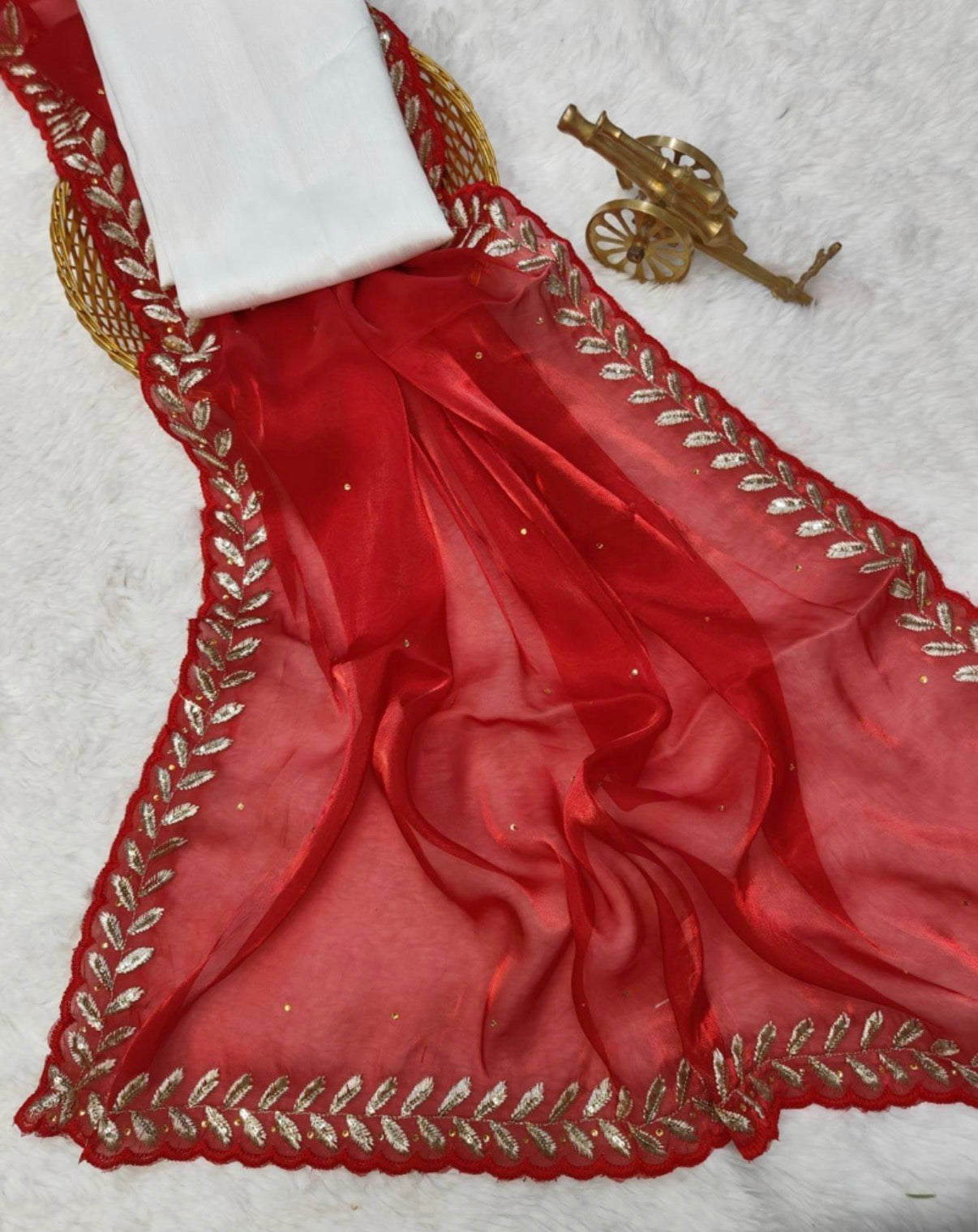 Premium Jimmy Choo Fabric Saree