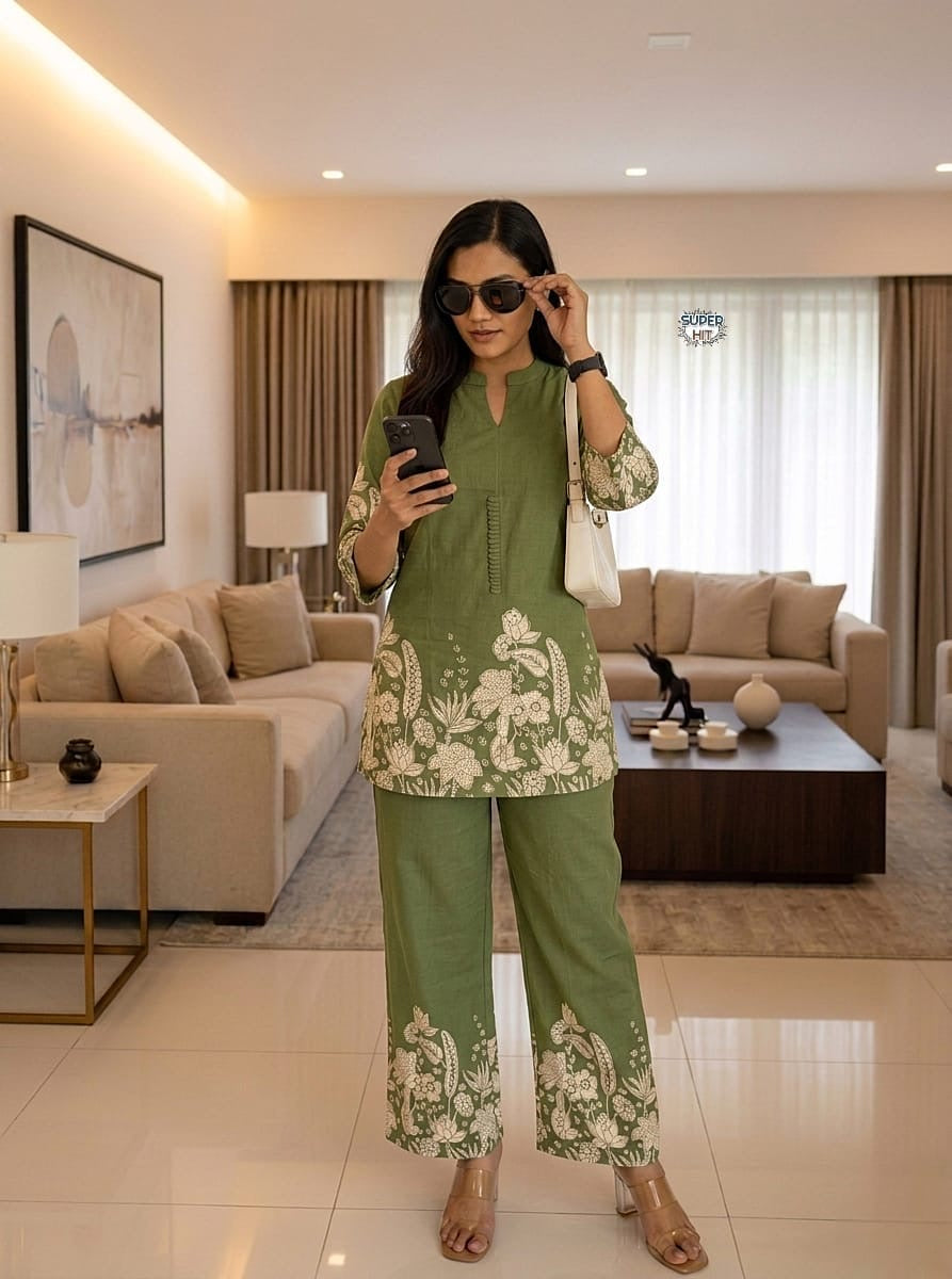 Premium Jaipuri Print Cotton Co-ord Set