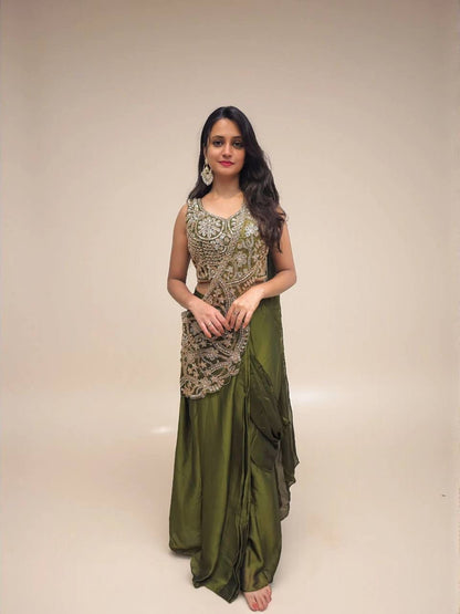Ready to Wear Rangoli Silk Lehenga Saree