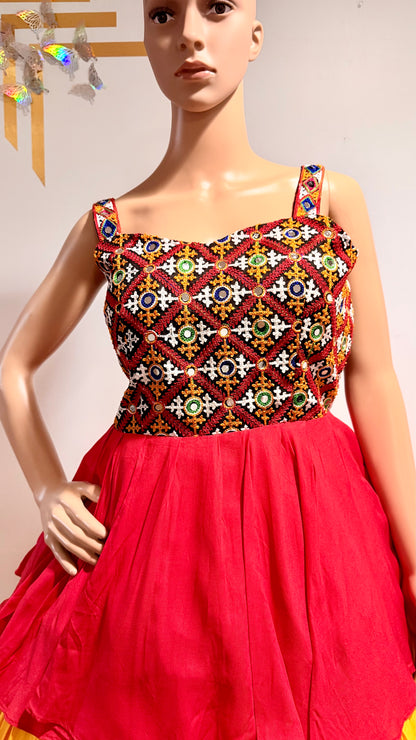 Navratri Vibes → KarwaChauth Elegance