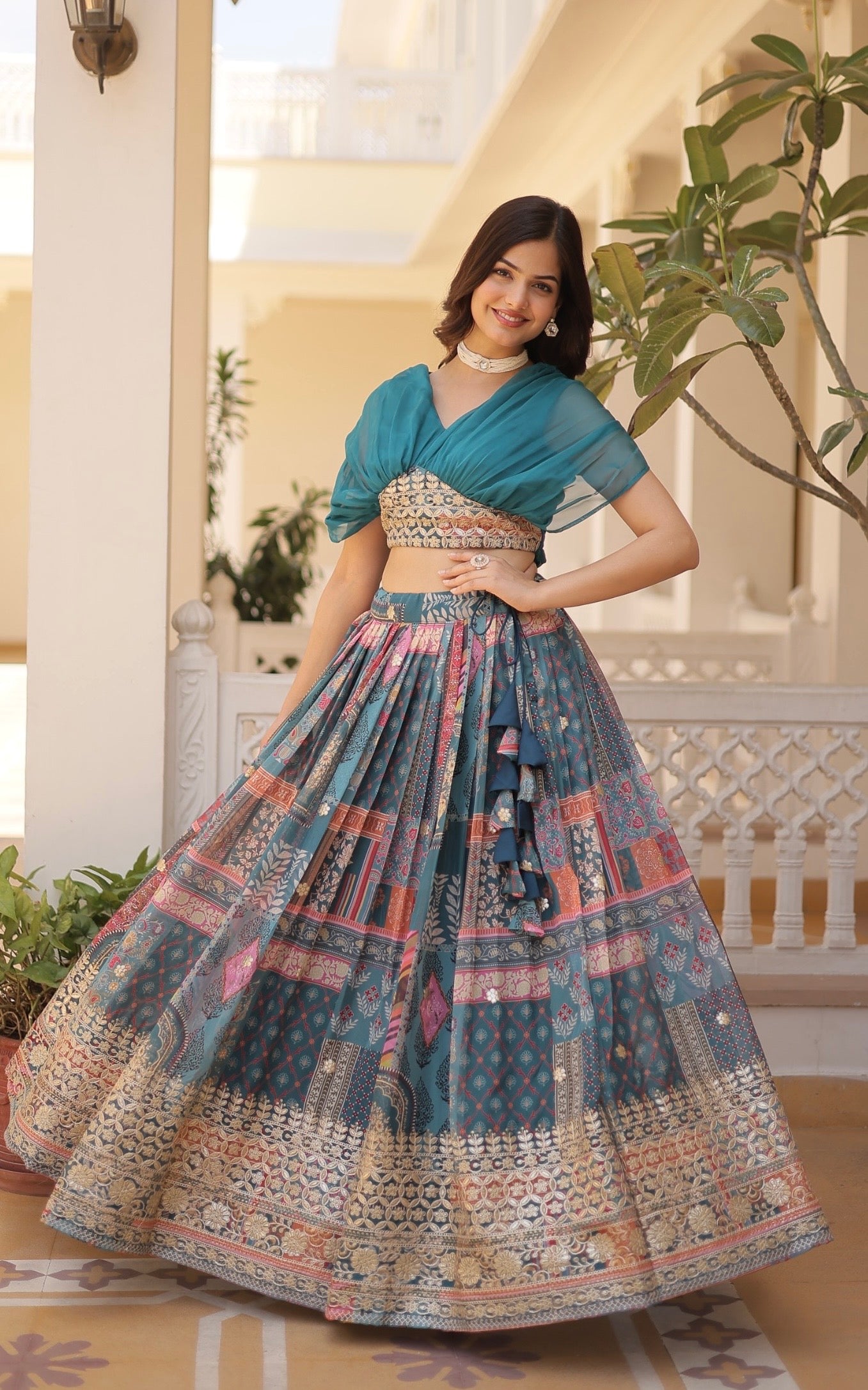 Teen Designer Lehenga Choli Set