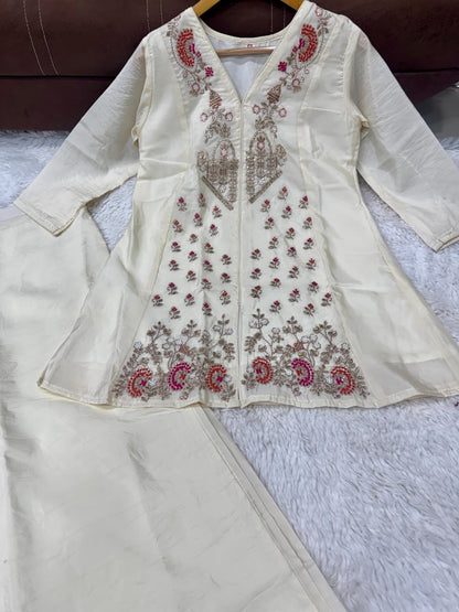 Party Wear Co-Ord Set With Palazzos