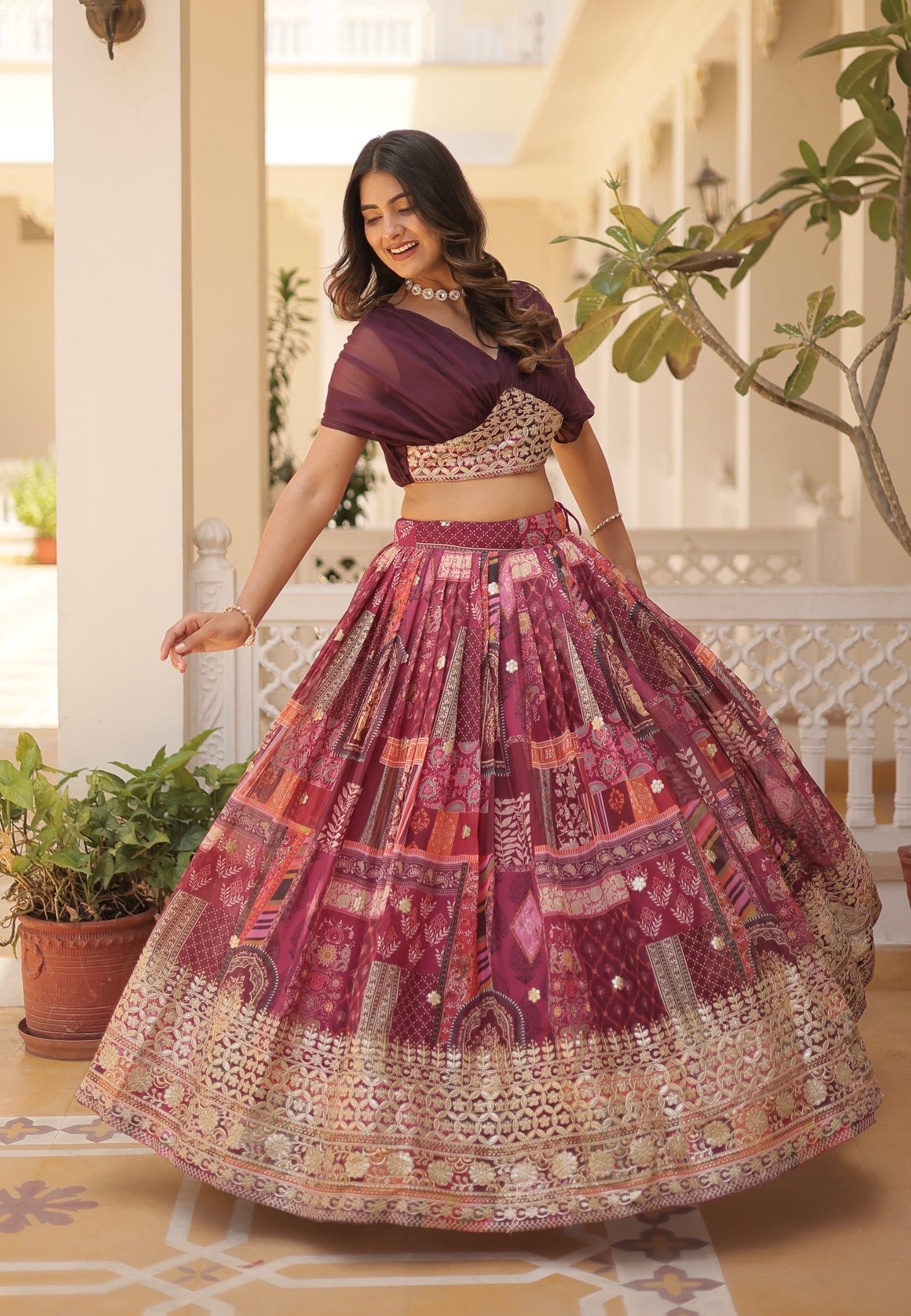 Teen Designer Lehenga Choli Set