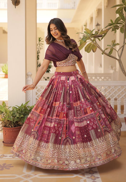 Teen Designer Lehenga Choli Set