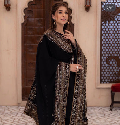Nooré Royale – Premium Embroidered Silk Suit Set