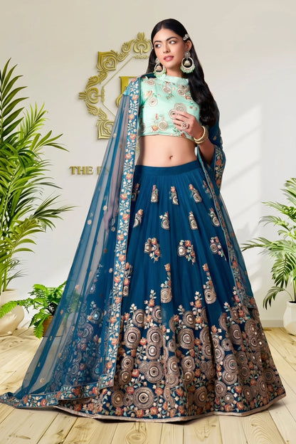Floral Embroidered Lehenga Choli Set