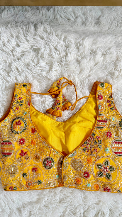 Rajasthani Royal Gota Patti Lehenga Set | Haldi & Teen Celebration Wear