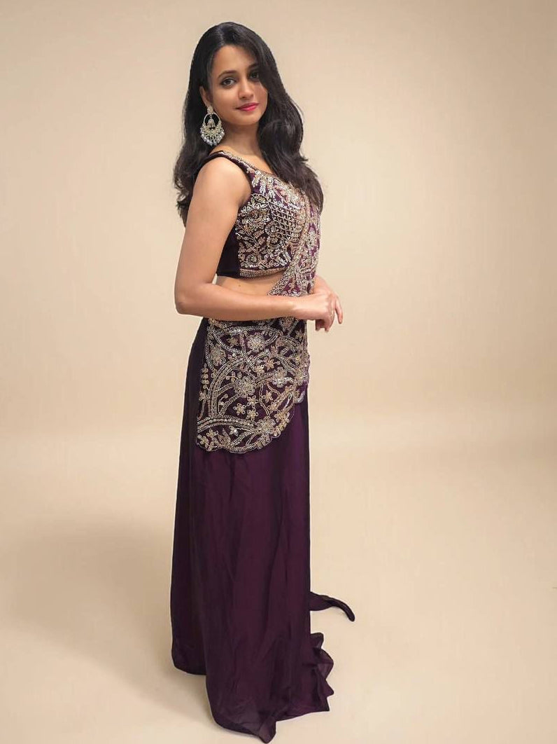Ready to Wear Rangoli Silk Lehenga Saree