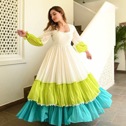 Rayon Cotton Gown