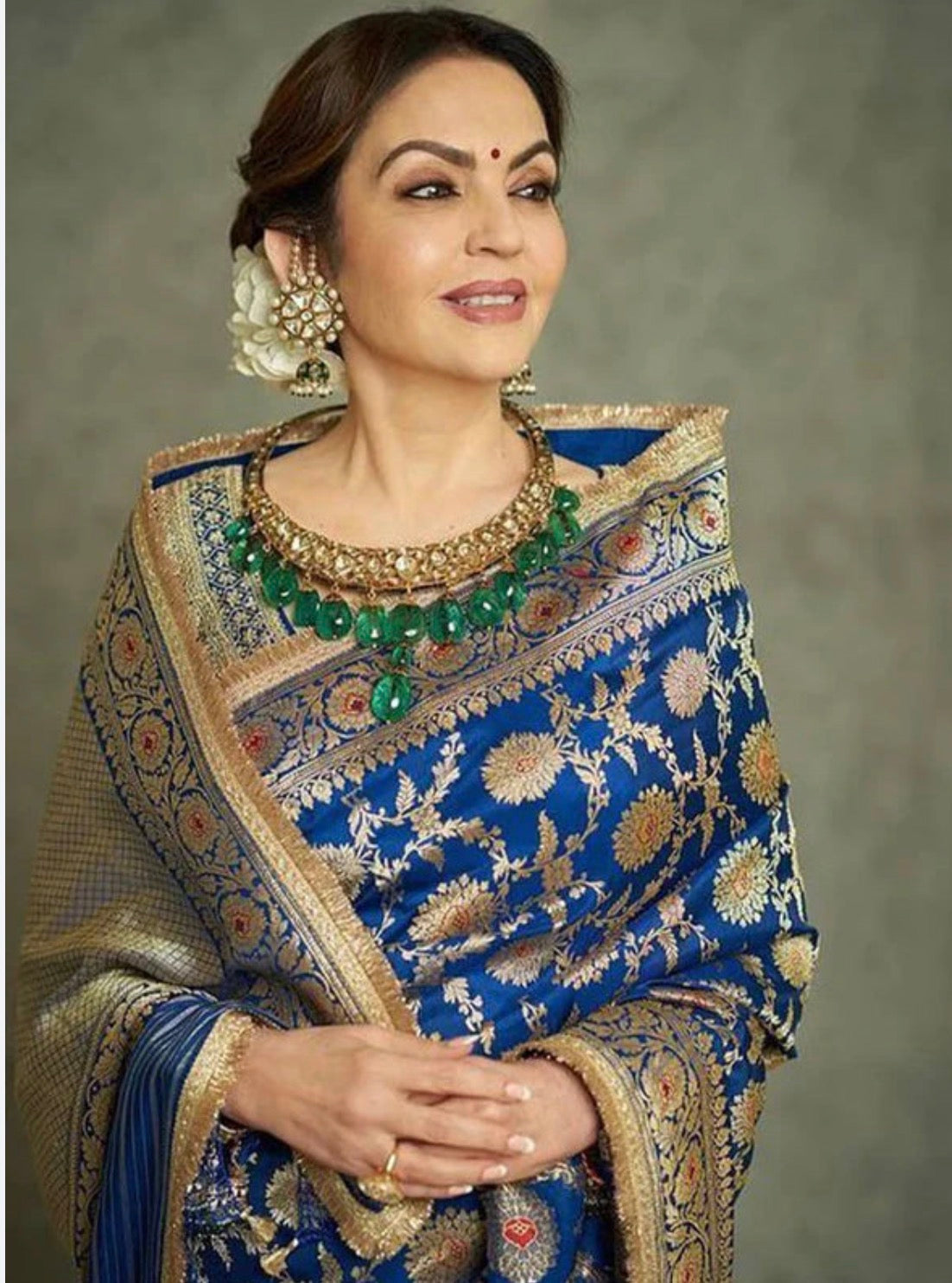 Neeta Ambani Inspired Banarasi Handloom Meenakari Saree | Party Wear Ethnic Saree