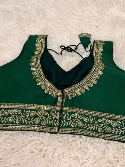 Roman Silk Embroidered Blouse