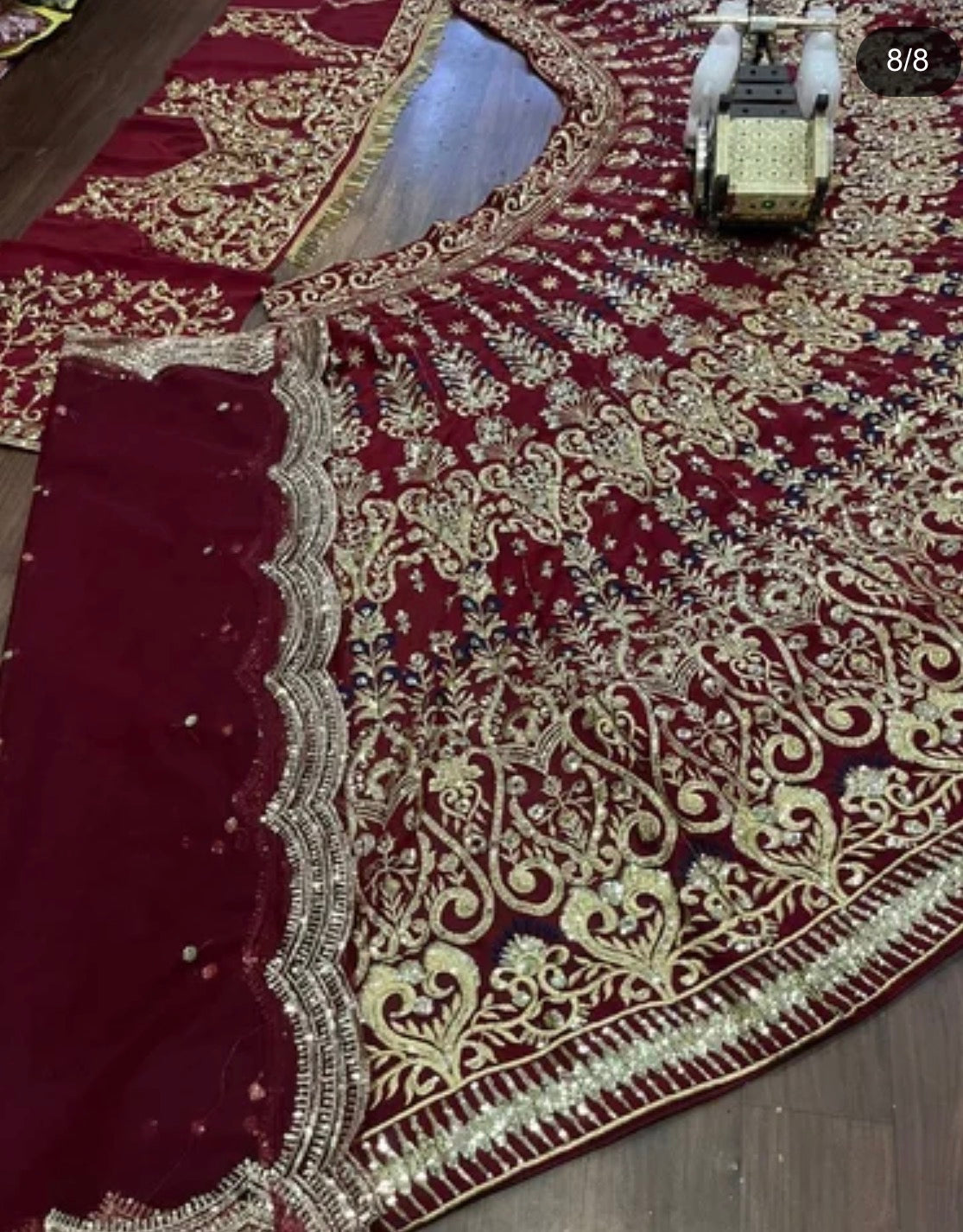 Bridal Lehenga Fabric-Fox Georgette | The Royal "Rukhsar" Bridal Lehenga Set