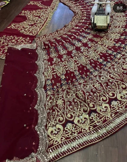 Bridal Lehenga Fabric-Fox Georgette | The Royal "Rukhsar" Bridal Lehenga Set