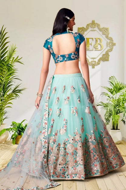 Floral Embroidered Lehenga Choli Set