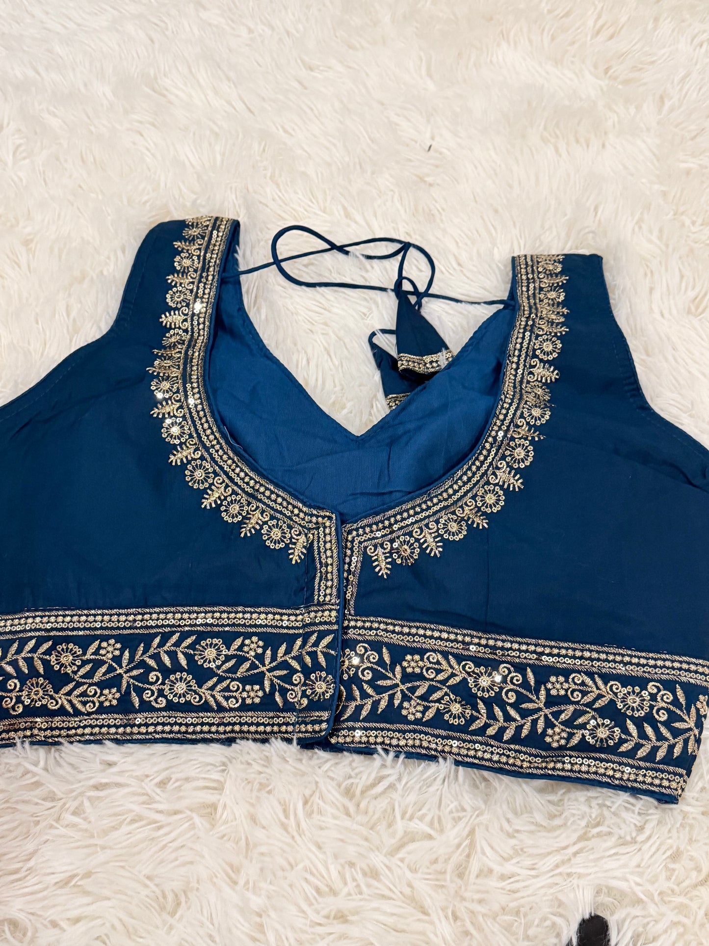 Roman Silk Embroidered Blouse