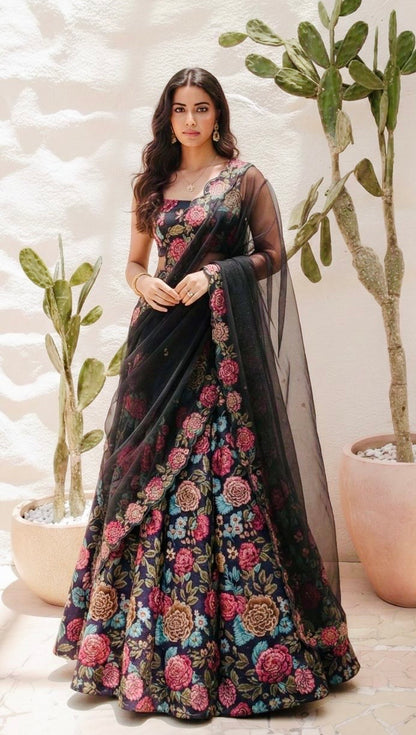 Florence-2 Floral Printed Lehenga Set