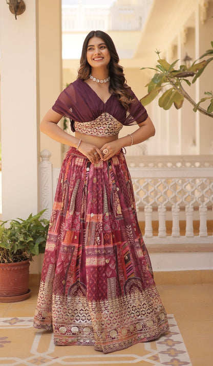 Teen Designer Lehenga Choli Set
