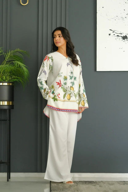 Heavy Rayon Cotton Digital Print Co-Ord Set