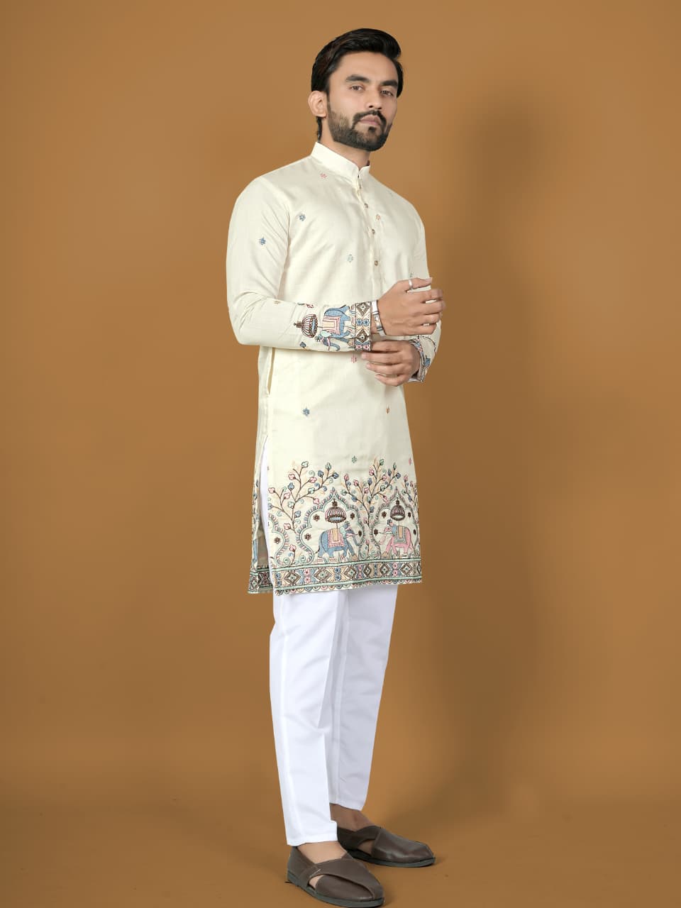 Heavy Wedding outfit with inner Kurta