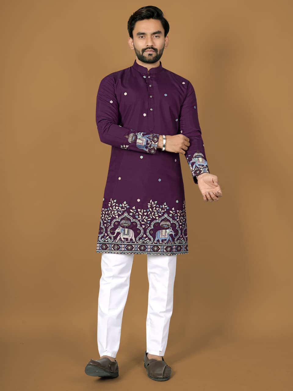 Heavy Wedding outfit with inner Kurta