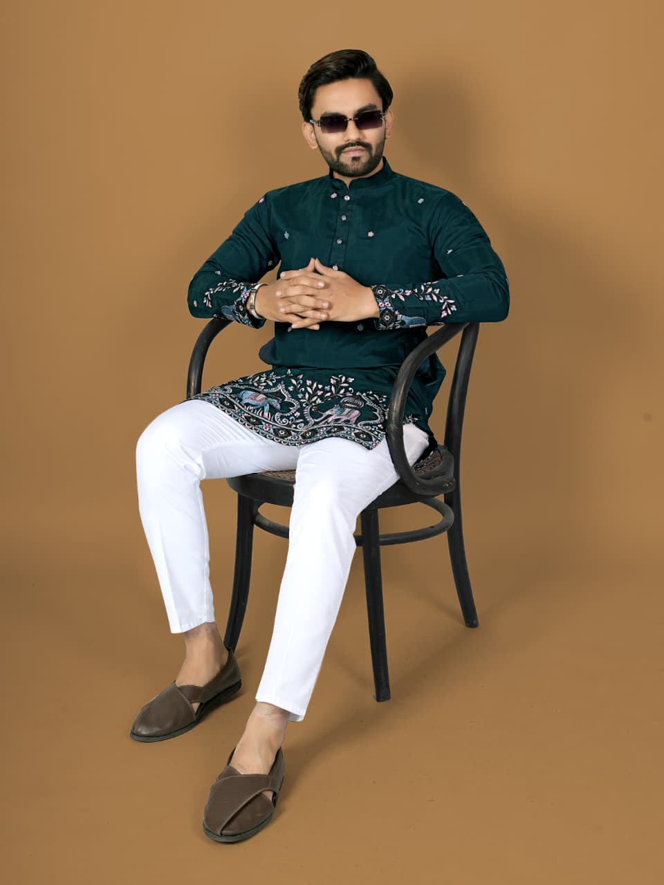 Heavy Wedding outfit with inner Kurta
