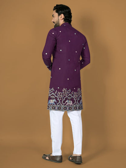 Heavy Wedding outfit with inner Kurta