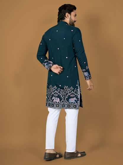 Heavy Wedding outfit with inner Kurta