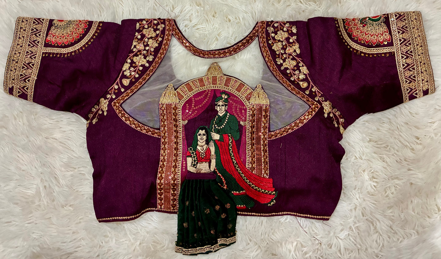 Fancy Embroidery With Beautiful 3D Barbie Work