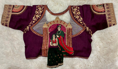 Fancy Embroidery With Beautiful 3D Barbie Work