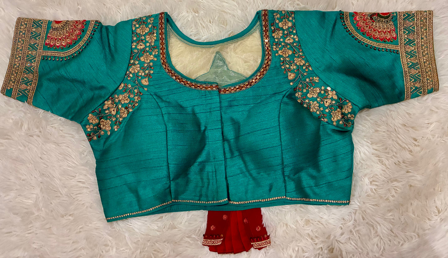 Fancy Embroidery With Beautiful 3D Barbie Work