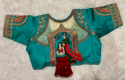 Fancy Embroidery With Beautiful 3D Barbie Work