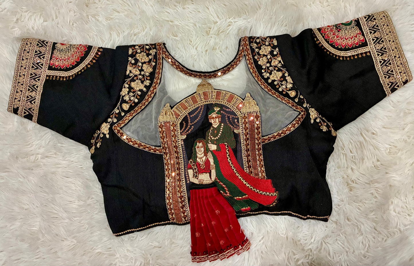 Fancy Embroidery With Beautiful 3D Barbie Work