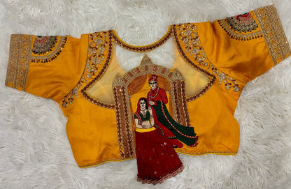 Fancy Embroidery With Beautiful 3D Barbie Work