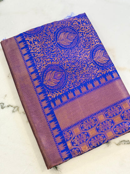 Royal Kanjivaram Semi Silk Saree Wedding