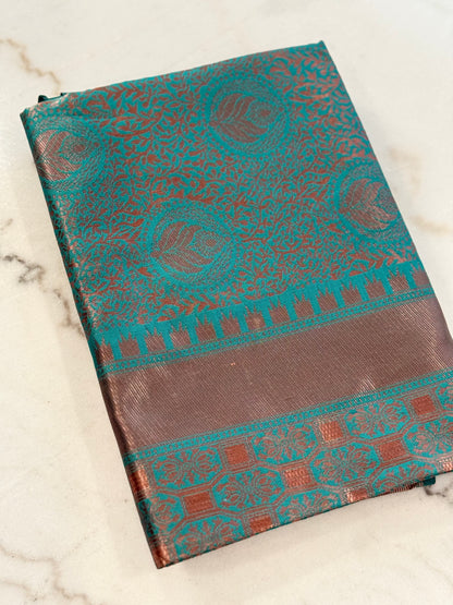 Royal Kanjivaram Semi Silk Saree Wedding